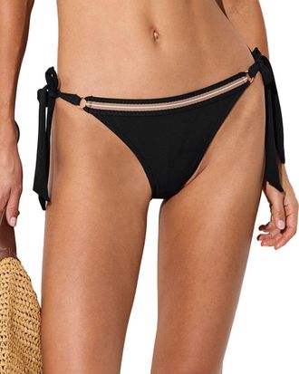 Reiss Riva Contrast Stripe Side Tie Bikini Bottom