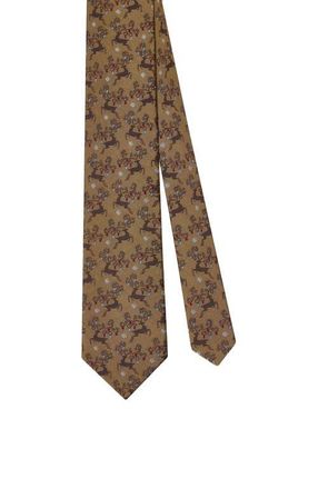 Robert Talbott Robert Reindeer Best of Class Necktie in Gold at Nordstrom