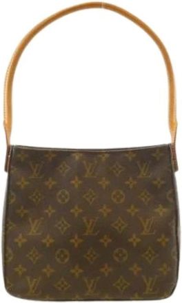 Louis Vuitton Pre-owned Shoulder Bags, female, Brown, Size: ONE SIZE Pre-owned Looping MM Shoulder Bag