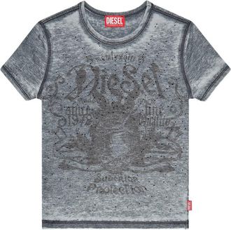 Diesel Strass-embellished Burnout T-shirt