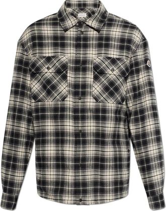 Moncler Pocket Shirt - Heren - Casual Overhemden - Zwart - L - Katoen - Overhemden