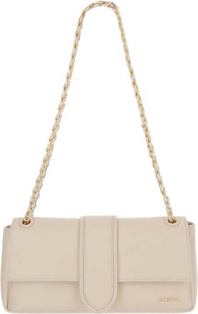 Jacquemus Ivory Le Bambino Medium Shoulder Bag