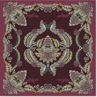 Etro Seidentuch mit Blumenmuster