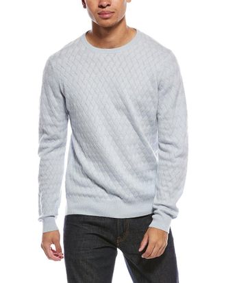 Brodie Wavey Stitch Wool & Cashmere-Blend Crewneck Sweater