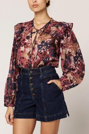 Cleobella Priya Blouse In Bergamo Print