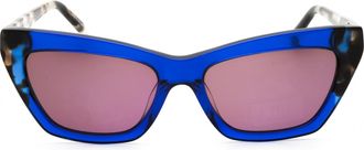 DKNY DK547S425 Cobalt Acetate Sunglasses - Blue