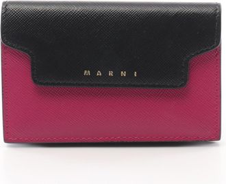 Marni pink Leather Card Case (Pre-Owned)