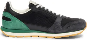 Armani Donkergrijs+Zwart+Groene Schoenen - Heren - Sneakers - Zwart - 41 EU - Schoenen