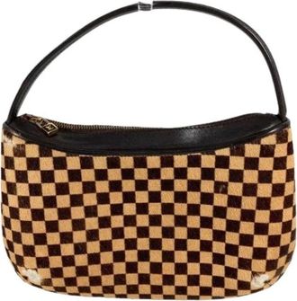 Louis Vuitton Pre-owned Taiga Mini Handtas - Dames - Vintage Mini Tas - Bruin - ONE Size - Leer - Vintage