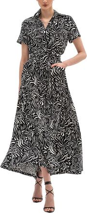 BGL Fashion Bgl Sleeveless Linen-Blend Midi Dress