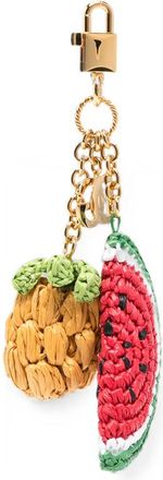 Dolce & Gabbana Fruit-charm DG-logo Keyring
