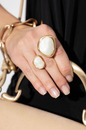 Cult Gaia Cleo Ring, Womens, Gold