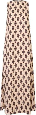 F.R.S. For Restless Sleepers F.r.s For Restless Sleepers, Dames, Jurken, Beige, Maat: XS Zijde