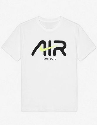 Nike Mens Nike Air Mens Sportswear Graphic Print Logo T Shirt in White - Size: 36