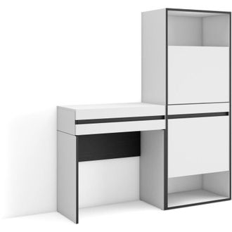 Skraut Home Skraut Home - Zapatero, Armario Zapatos Botas, 130x145x35 Cm, Dormitorio, Habitaci&oacute;n, Tocador, Estilo Moderno, Blanco