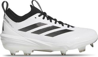 adidas Mens adidas adiZero Impact TPU Dugout - Baseball Shoes White/Black Size 10.0