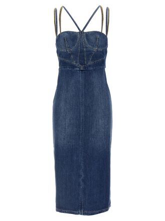 Nensi Dojaka Blue Denim dress