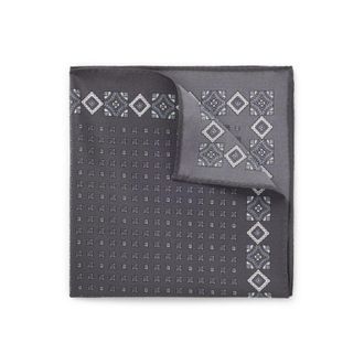 BOSS BY BECKHAM printed silk pocket square