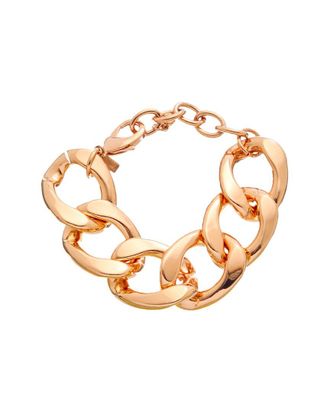 Kenneth Jay Lane Rose Gold Plated Link Bracelet