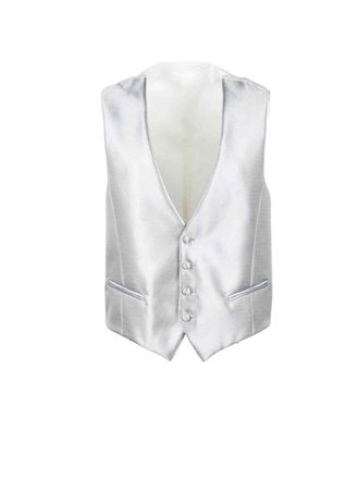 Alessandro Dell'Acqua Grey Polyester Vest