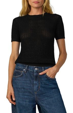 Joe's Baby Open Stitch T-Shirt in Black at Nordstrom, Size X-Small
