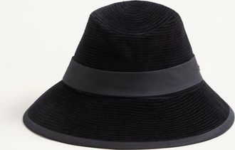 Valentino Garavani Cappello VLogo Signature In Cotone Donna NERO 55