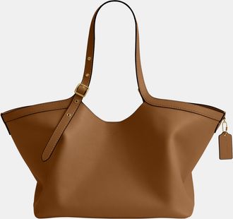 Coach Womens Gramercy Tote Bag - Brown Leather - One Size