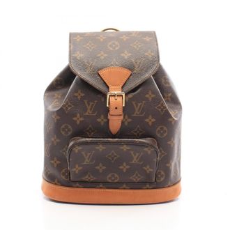 Louis Vuitton Brown Monogram Monogram Leather Backpack (Pre-Owned)