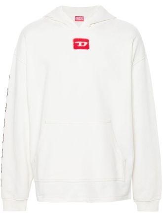 Diesel S-Baxt-Hood cotton hoodie - men - Cotton - M - White