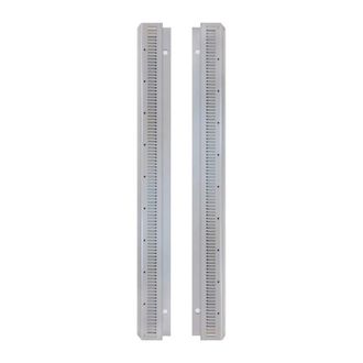 OEM Riel De Pared Sta Gris Claro O Contenedores De Almacenamiento 2 Uds