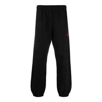 Off-white Mens Off-White Hands Off Red Arrow Sports Pants/Trousers/Joggers Loose Fit Black OMCH029F21FLE0021025