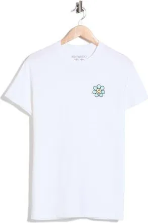 Riot Society Meling Flower 2.0 Embroidered T-Shirt in White at Nordstrom Rack, Size Xx-Large