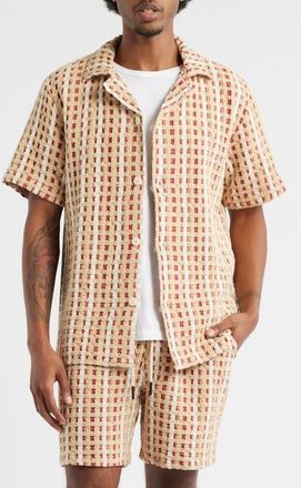 OAS Lano Camp Shirt in Red at Nordstrom, Size Xx-Large