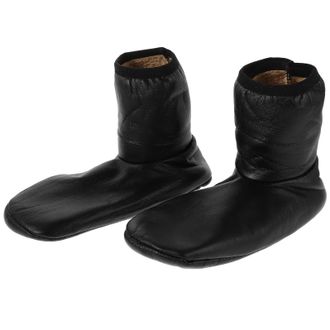 UPKOCH MenS Waterproof Fleece-Lined Thermal Boot Socks with PU Lining, Thick Warm High-Calf Cozy Socks for Outdoor Activities and Indoor Use, Size 40-42