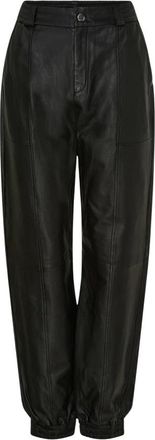 Notyz Notyz - Lederbroek - Dames - Broeken - Zwart - Maat: 2XL Leer