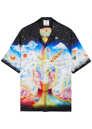 Casablanca Casablanca The Essential Experience Printed Silk Shirt - Multicoloured 1 - XL