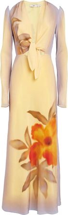 Sir. Metallic Silk Sorrento Maxi Dress Size S