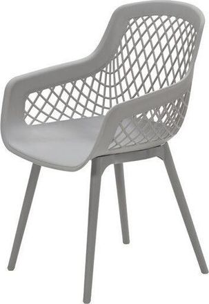 BLOOMINGLOFT Gartenstuhl April - Hellgrau