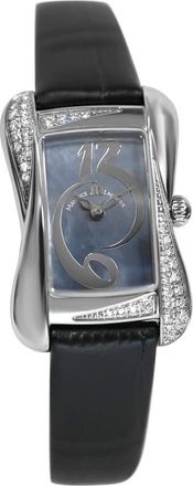 Maurice Lacroix Pre-owned Maurice Lacroix Divina Quartz Diamond Blue Dial Mens Watch DV5011-SD551-360