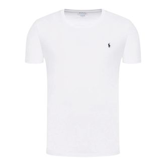 Ralph Lauren T-Shirts, male, White, Size: XL S/S Crew-Sleep-Top