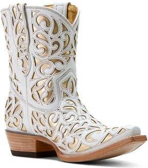 Ariat Valentina Western Boot in Alabaster/gold at Nordstrom Rack, Size 9.5