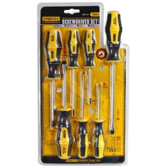 Trade Shop Trade Shop - Cacciaviti A Taglio Phillips 7 Pz In Cromo Vanadio Giraviti Con Punta Magnetica
