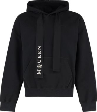 Alexander McQueen Katoenen Hoodie - Heren - Hoodies - Zwart - M - Katoen - Hoodies & sweatvesten