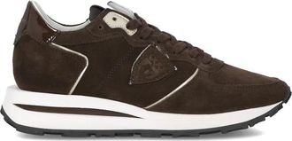 Philippe Model Baskets Tropez Haute hardlopende vrouw - Dames - Sneakers - Bruin - 36 EU - Leer - Schoenen
