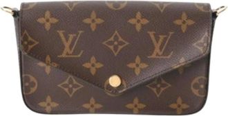 Louis Vuitton Pre-owned Cross Body Bags, female, Brown, Size: ONE SIZE Pre-owned Monogram Pochette Shoulder Bag