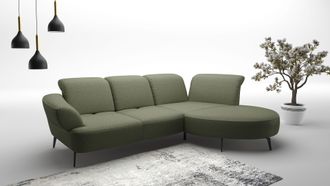 Sit&more Ecksofa »Dance, L-Form, inkl. Sitztiefenverstellung« inkl. Click&Seat, optional mit Kopfteilverstellung