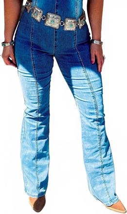 Vibrant M.i.U The Daley Denim Jumpsuit In Blue
