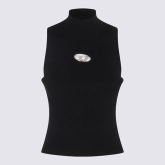 Diesel Black Viscose Top