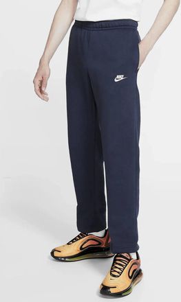Nike Sportswear Club Fleece Openhem Joggers in Navy