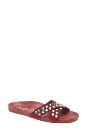 Pedro Garcia Analis Slide Sandal in Chili Castoro at Nordstrom, Size 10.5Us